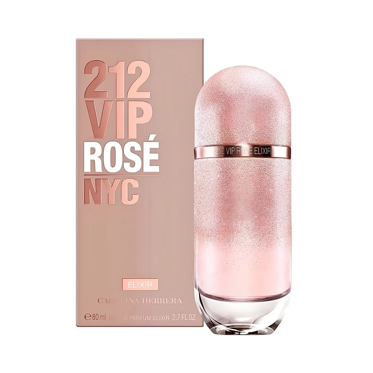 Carolina Herrera 212 VIP Rosé Elixir Eau de Parfum 80ml bottle with box
