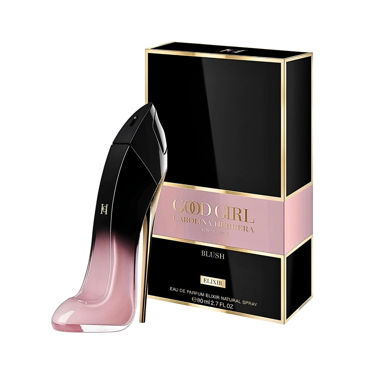 Carolina Herrera Good Girl Blush Elixir Eau de Parfum 80ml bottle with box