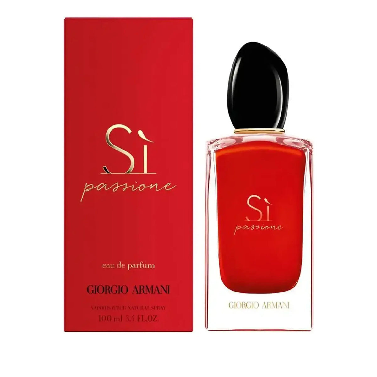 Giorgio Armani Sì Passione Eau de Parfum 100ml bottle with box