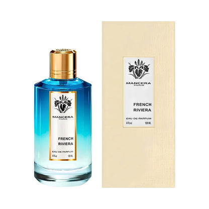 Mancera French Riviera Eau de Parfum 120ml bottle with box
