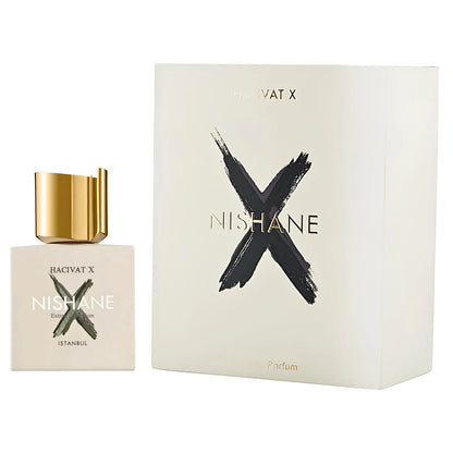 Nishane Hacivat X Extrait de Parfum bottle with box