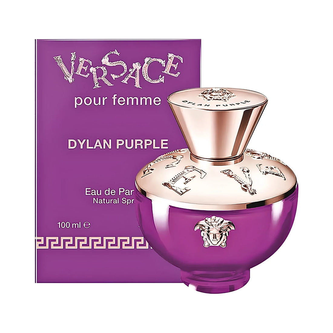 Versace Dylan Purple Eau de Parfum 100ml bottle with box