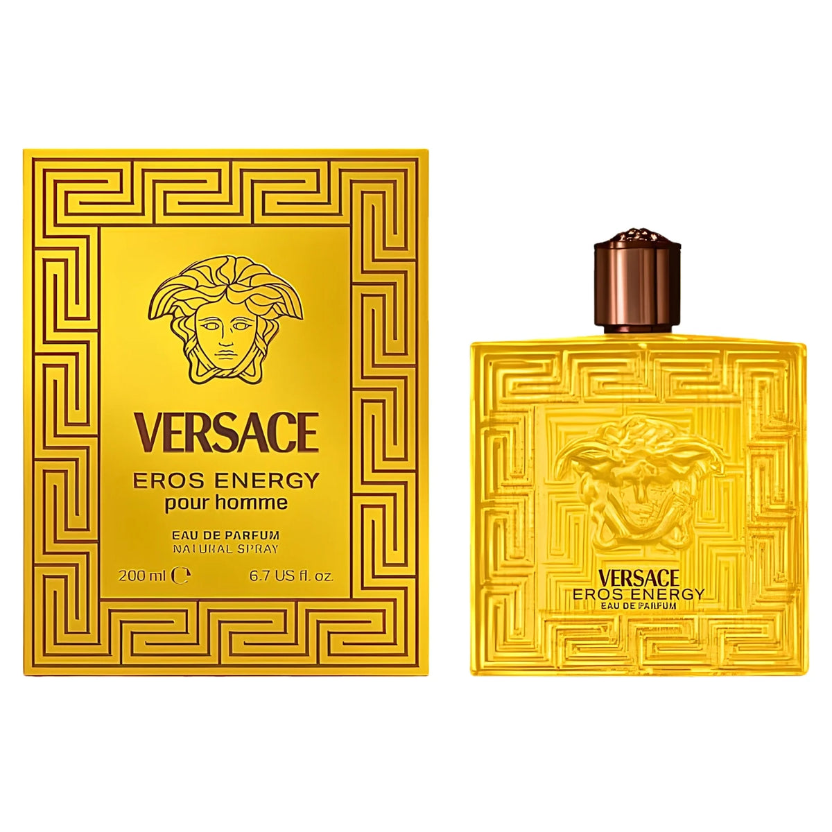 Versace Eros Energy Eau de Parfum 200ml bottle with box